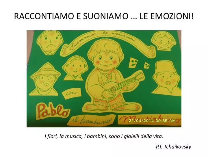 raccontiamo e suoniamo le emozioni