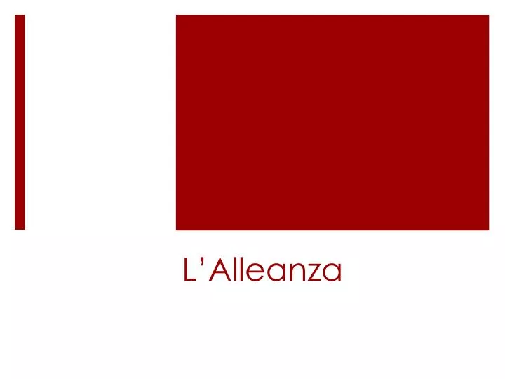 l alleanza