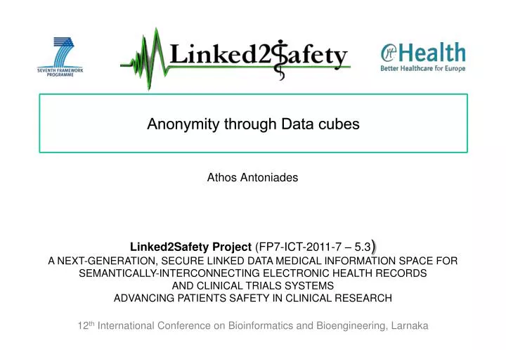 anonymity through data cubes
