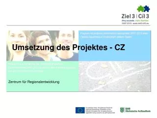 umsetzung des projektes cz