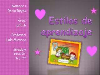 estilos de aprendizaje