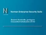 Norman Enterprise Security Suite - slide 1