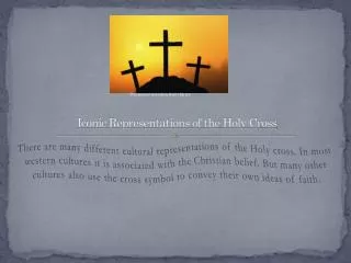 Iconic Representations of the Holy Cross