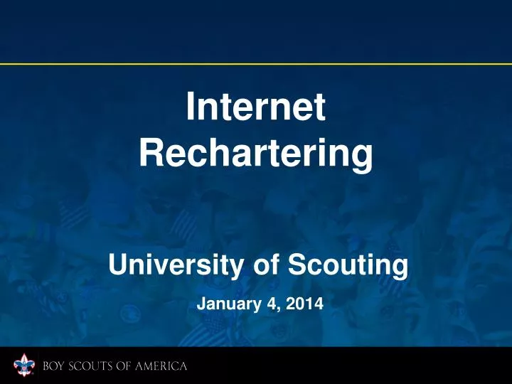 internet rechartering