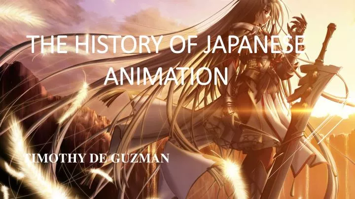the history of japanese animation