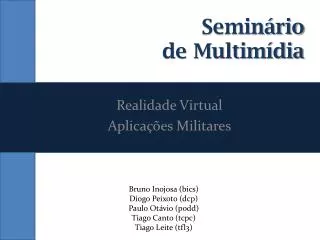 semin rio de multim dia