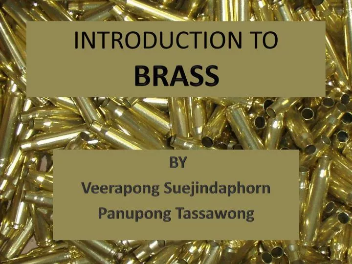 introduction to brass