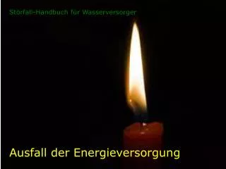 Störfall-Handbuch für Wasserversorger