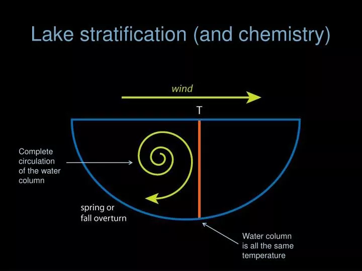 lake stratification and chemistry