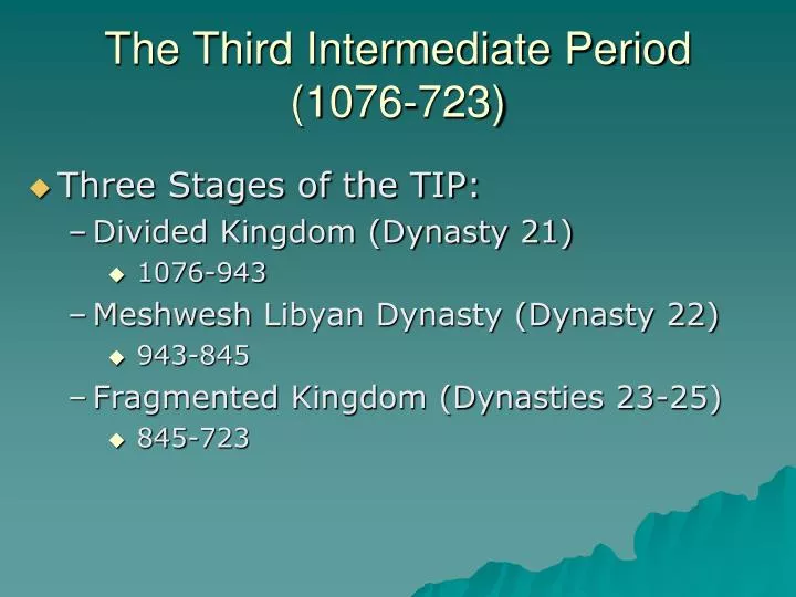 the third intermediate period 1076 723
