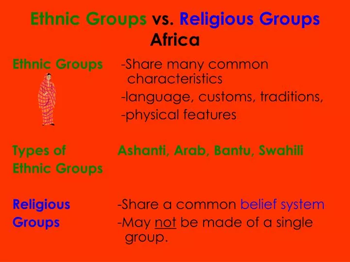 ethnic groups vs religious groups africa