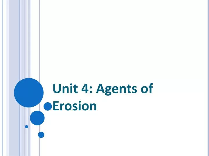 unit 4 agents of erosion