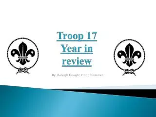 Troop 17 Year in review