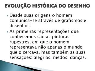 evolu o hist rica do desenho