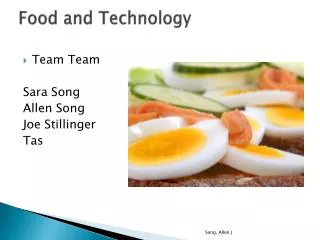 Food and Technology