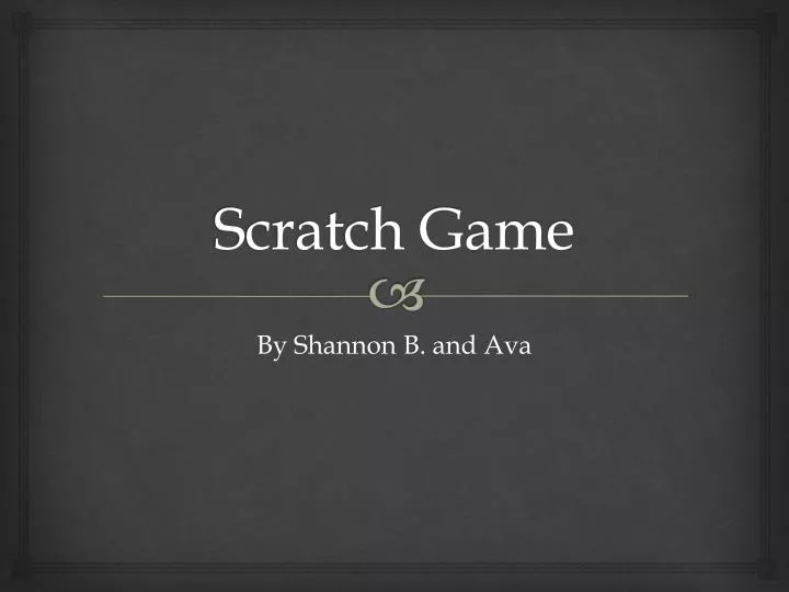 scratch game