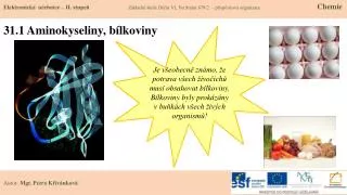 31 1 aminokyseliny b lkoviny
