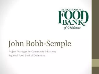John Bobb-Semple