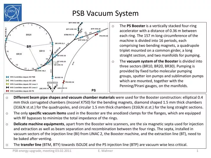 psb vacuum system