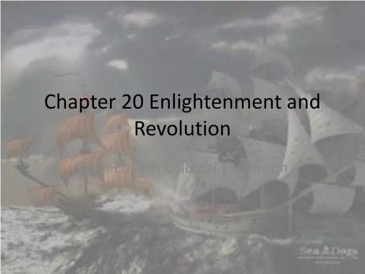chapter 20 enlightenment and revolution