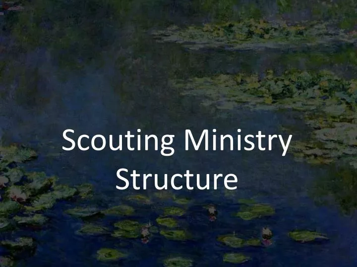 scouting ministry structure