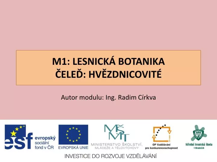 m1 lesnick botanika ele hv zdnicovit