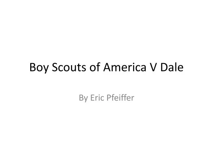 boy scouts of america v dale