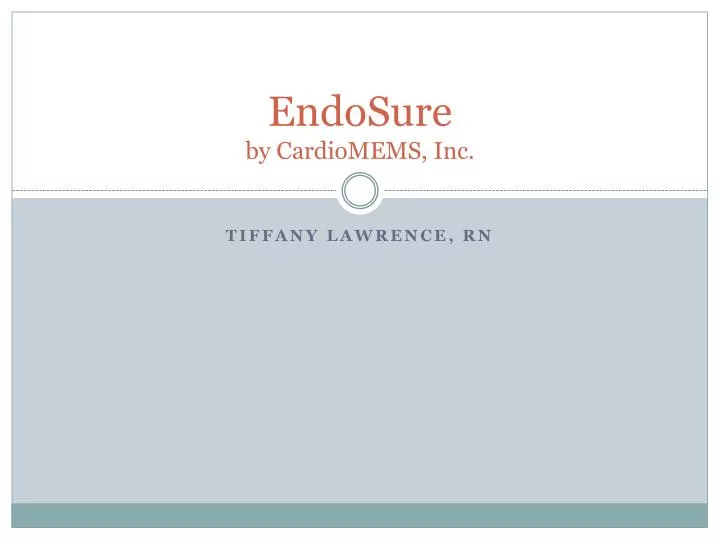 endosure by cardiomems inc