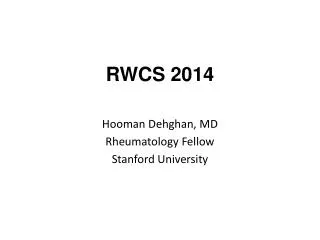 RWCS 2014