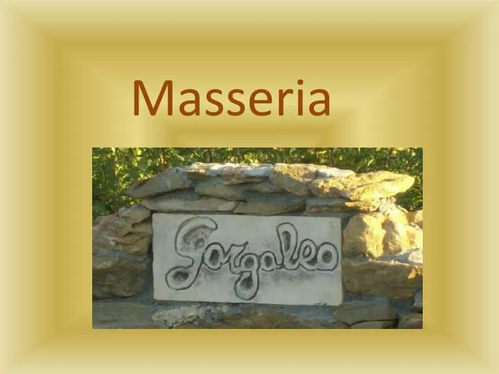 masseria