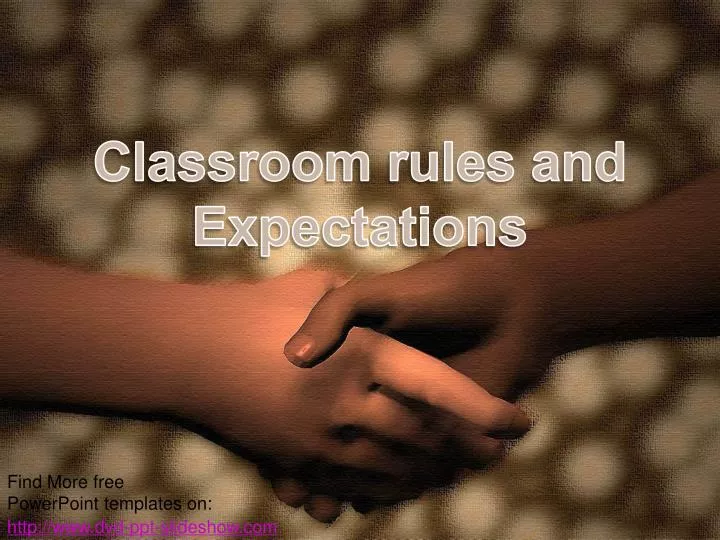 classroom rules and expectations