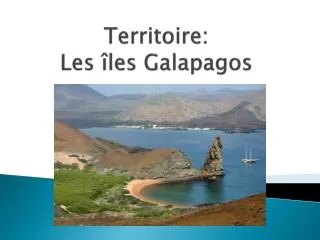 territoire les les galapagos