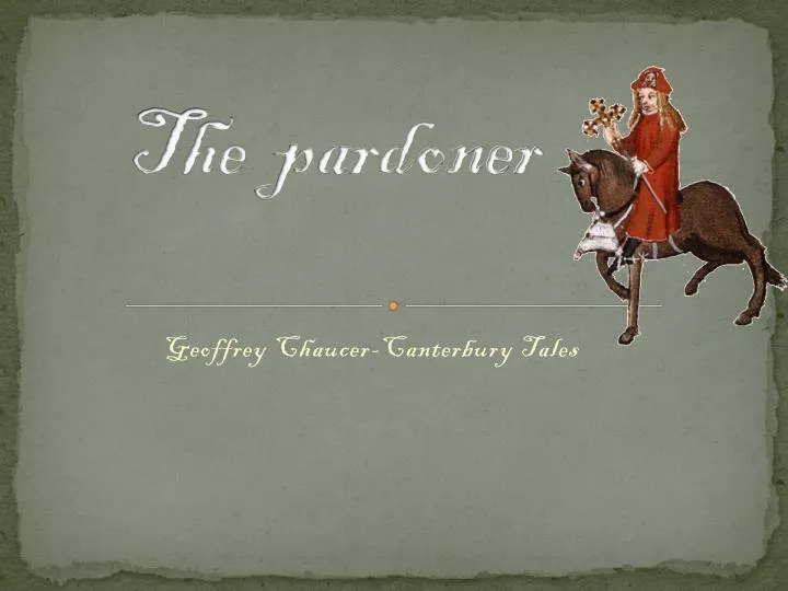 the pardoner