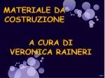 Materiale da costruzione - slide 1