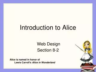 Introduction to Alice