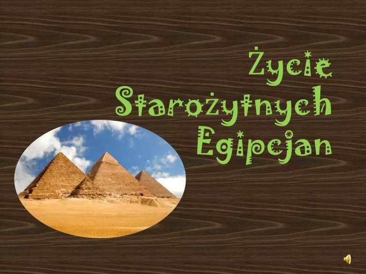 ycie staro ytnych egipcjan