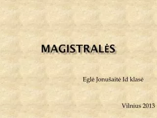 magistral s