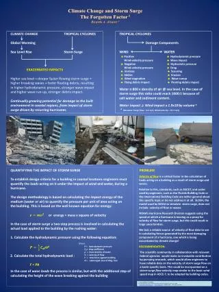 Climate Change and Storm Surge The Forgotten Factor 1 Ricardo A. Alvarez 2