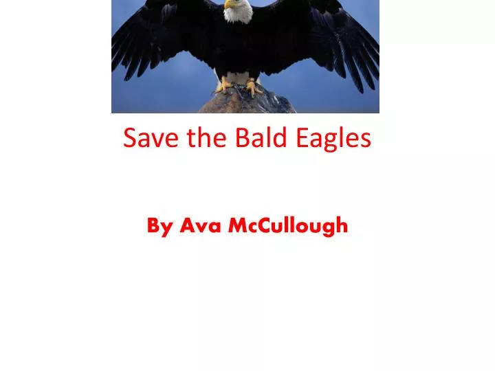 save the bald eagles