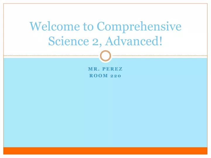 welcome to comprehensive science 2 advanced