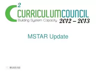 MSTAR Update