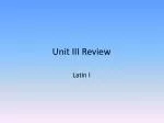 Unit III Review - slide 1