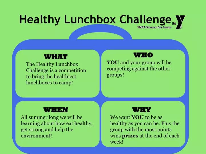 healthy lunchbox challenge