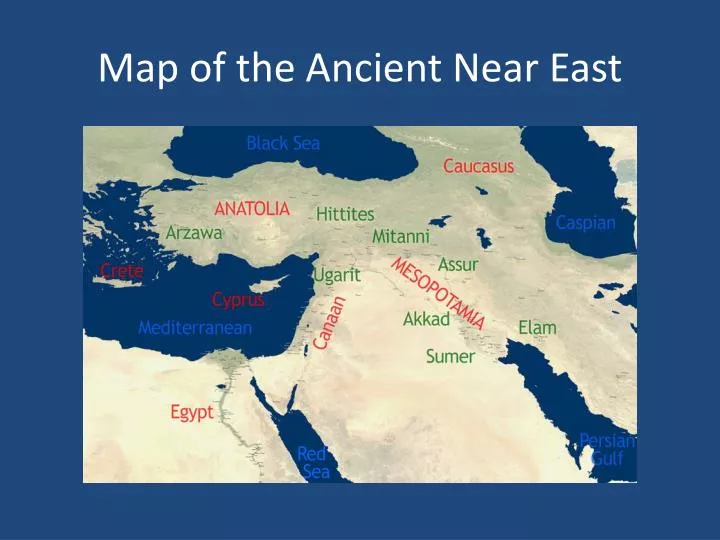 map of the ancient near east
