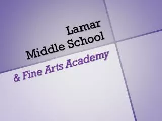 Lamar Middle School