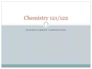 Chemistry 121/122