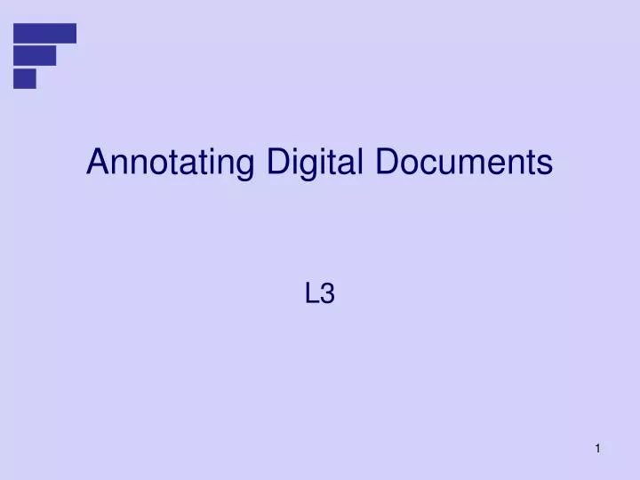 annotating digital documents