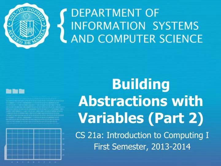 building abstractions with variables part 2