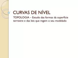 curvas de n vel