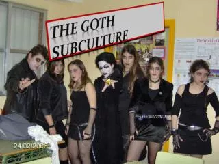 The Goth Subculture